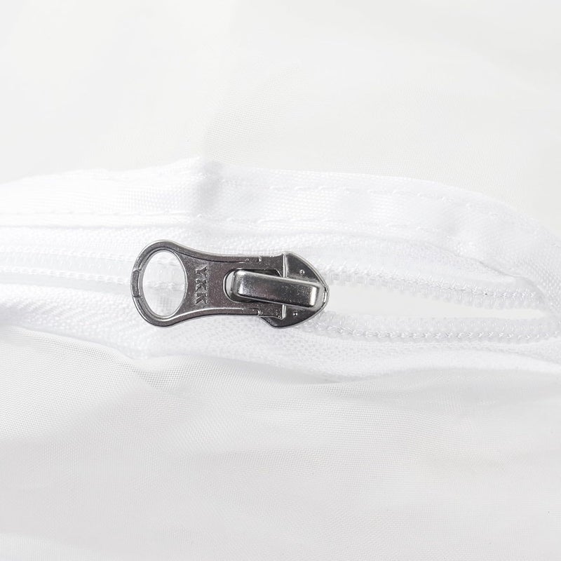 Klmnop Reusable 2 Gallon 220 Micron Filter Zipper Bag, All Mesh Nylon Filter Bag for Washing Machine, Gardens, Kitchens(White) - Image 2